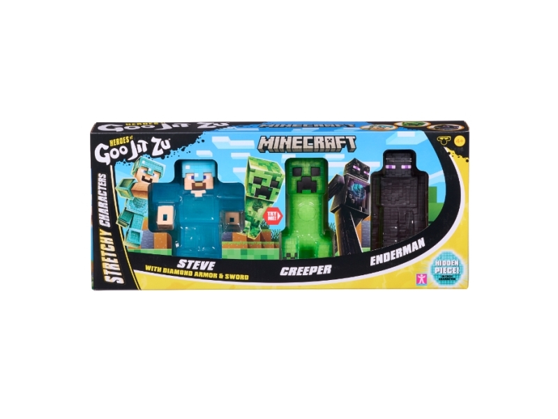 GOO JIT ZU MINECRAFT 3 PK | Leksaker - Figurer & Dockor | GameStuff
