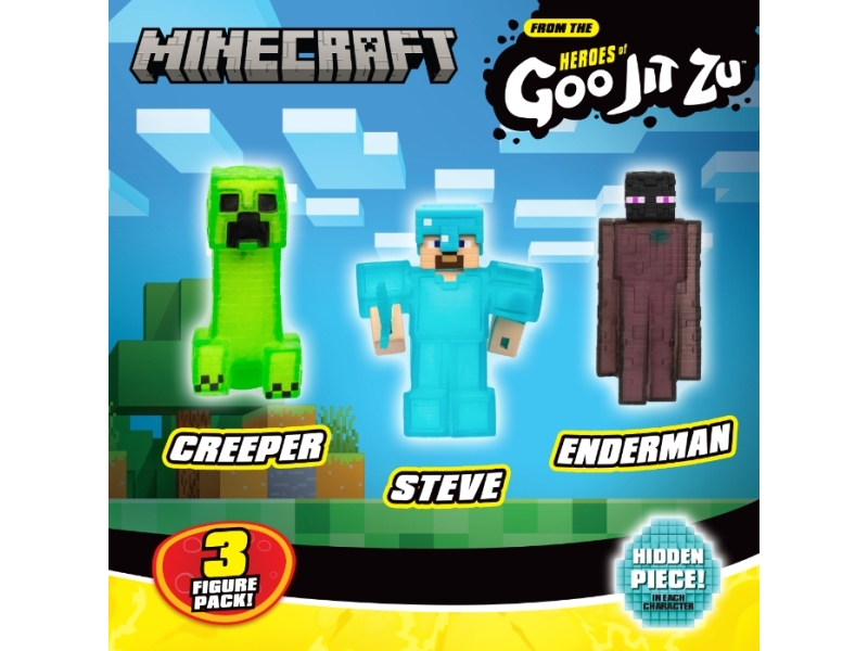 Goo Jit Zu Minecraft 3 Pk