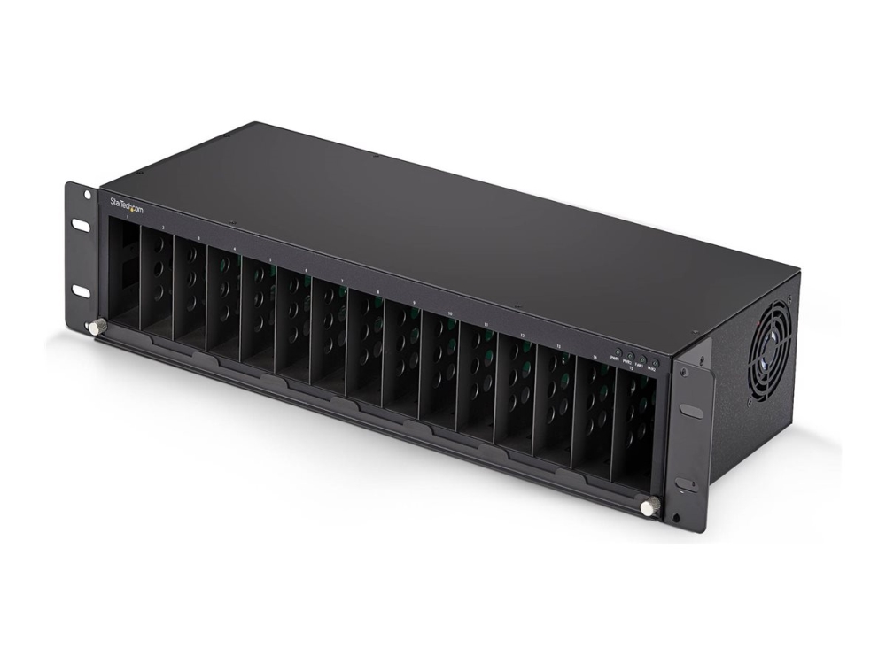 Startech - Basis For Modulær Ekspansion - Mediekonverter Chassis - Rackmonterbar - Taa-Kompatibel