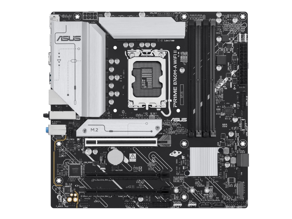 Asus Prime B760m-A Wifi Ii Lga 1700 Matx Motherboard 1Xhdmi 1Xdp 2Xm.2 - Mainboard - Intel Sockel 1700 (Core I) (90Mb1nf0-M0eay0)