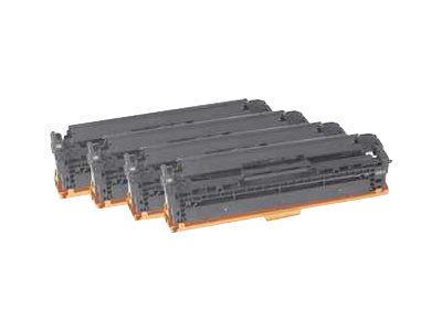 Peach Combi-Pack - 4 Pakker - Sort, Gul, Cyan, Magenta - Kompatibel - Genproduceret - Tonerpatron (Alternativ Til: Hp Cb540a, Hp Cb541a, Hp Cb542a, H