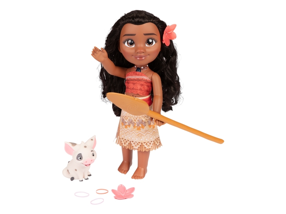 My Singing Friend Moana & Pua Doll!, Pige, 3 År, Klingende, Tale Funktion, 355,6 Mm, Flerfarvet
