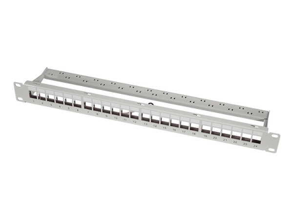 Logilink Nk4073, Kabeleinsatz, Stahl, Grau, 76,2 Mm, 483,6 Mm, 43 Mm