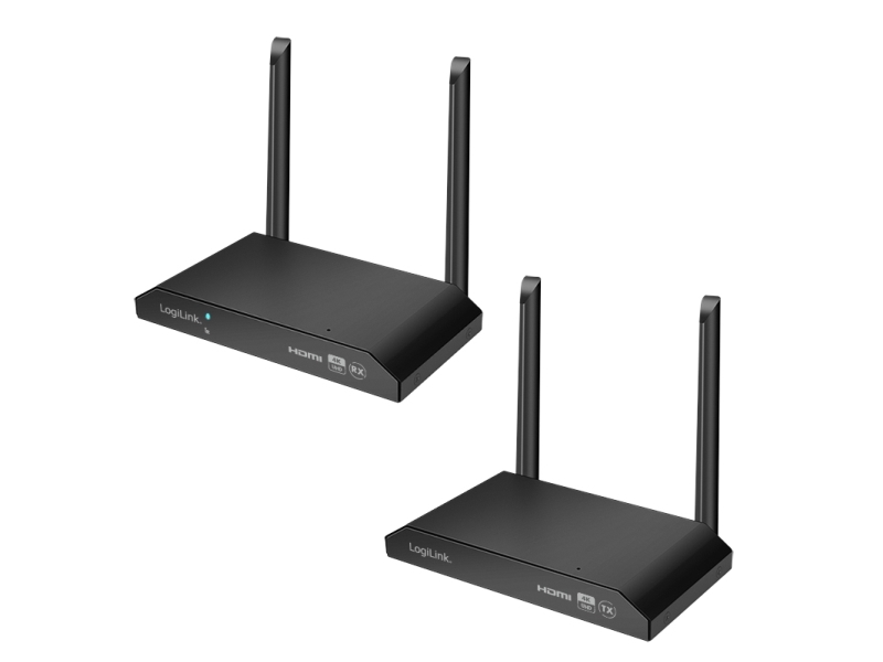 Logilink Hdw0103, 3840 X 2160 Pixel, Av Sender & Modtager, 150 M, Kabel & Trådløs, Sort, Hdcp