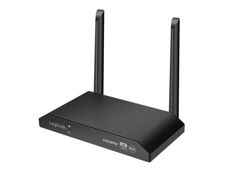 Logilink Hdw0103ar, 3840 X 2160 Pixel, Av-Modtager, 150 M, Kabel & Trådløs, Sort, Hdcp