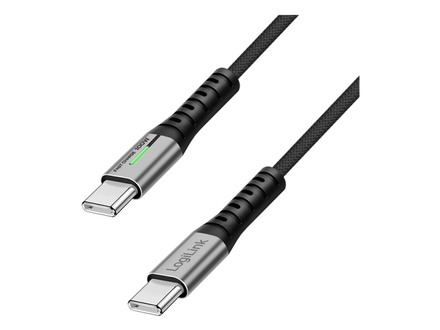 Logilink Cu0431, 0,5 M, Usb C, Usb C, Usb 3.2 Gen 2X2, 20 Gbit/Sek., Sort