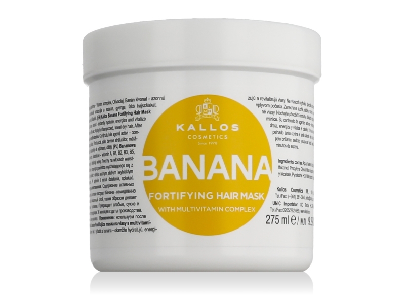 Kallos Banana Fortifying Hair Mask 275 Ml