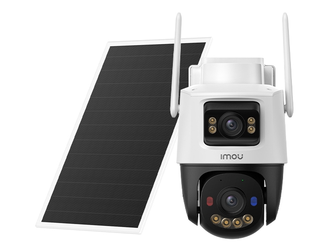 Imou Aov Dual 10Mp Ip Kamera (5Mp+5Mp) Su Solarpanel 2.4Ghz Wifi+4G