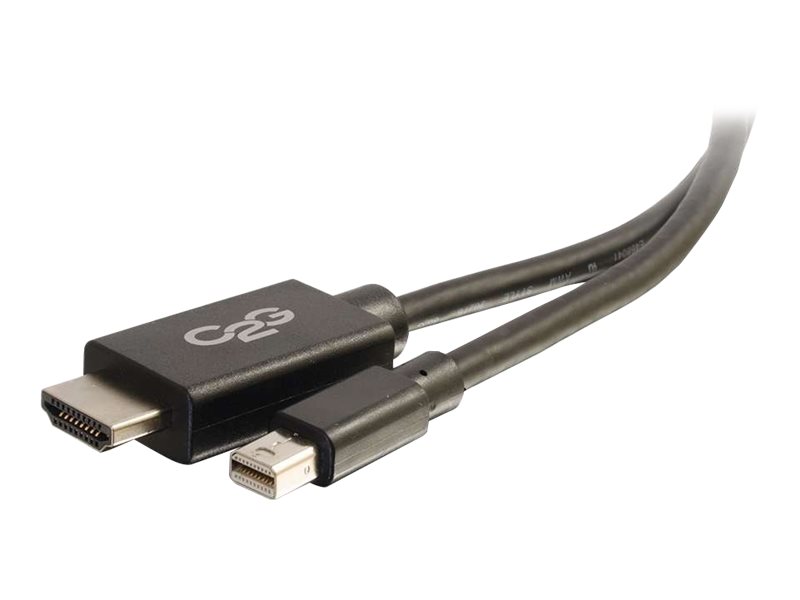 C2g 6Ft Mini Displayport To Hdmi Cable - Mini Dp To Hdmi Adapter Cable - M/M - Videoadapter - Taa-Kompatibel - Mini Displayport Han Til Hdmi Han - 1.