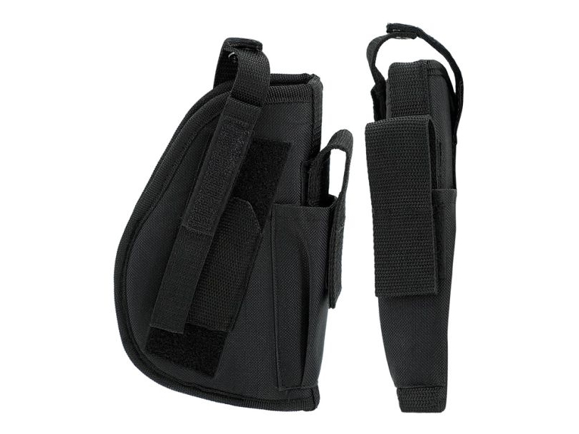 Schwarzes Pistolenbeinholster, Rechtes Bein