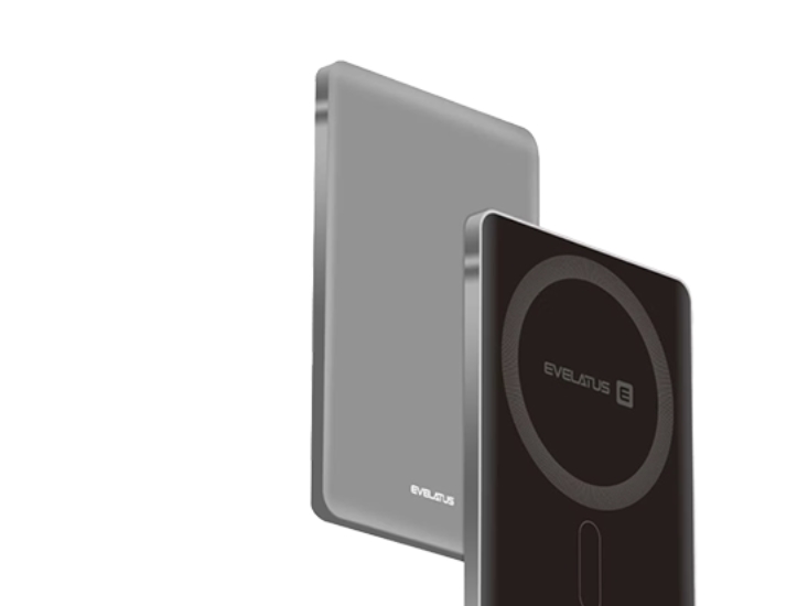 Evelatus 5000Mah Powerbank Maglink Elite With Wireless Charging - Silver