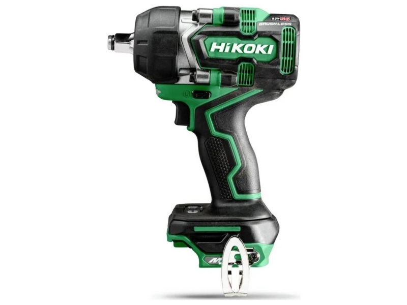 Hikoki WR36DEW2Z, Luft skraldenøgle, Børstefri, Sort, Grøn, IP56, 1/2, 1050 Nm