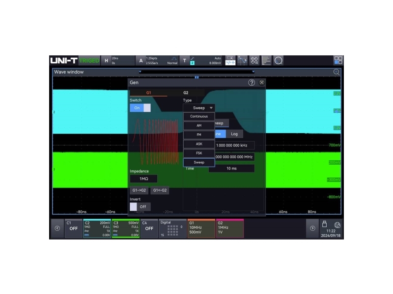 Uni-T MSO3000HD-AWG uppgradering av programvara för mätning | Verktyg & Verkstad - För verkstaden - Övriga | GameStuff