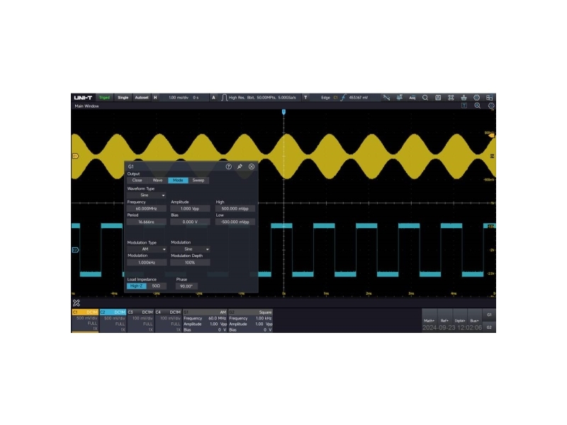 Uni-T Mso7000x-Awg Målesoftware Opgradering