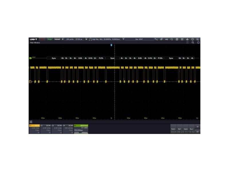 Uni-T Mso7000x-Sent Messsoftware Upgrade