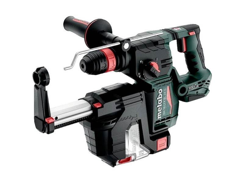 Metabo KH 18 LTX BL 24 Q Set ISA, SDS-plus, Sort, Grøn, Rød, Sølv, Børsteløs motor, 2,4 cm, 1280 rpm, 2,2 J