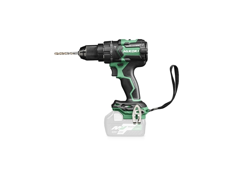 Hikoki DV36DCW2Z, Pistolgreppsborr, borstlös, svart, grön, 1,3 cm, 2200 rpm, 11,8 cm