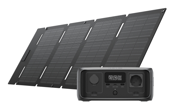 EcoFlow RIVER 3, Litiumjärnfosfat (LiFePo4), AC, Cigarr tändare, Solar, 245 wh, 300 W, 305 W, 600 W | Huset - Solpaneler & batterier - Kraftverk | GameStuff