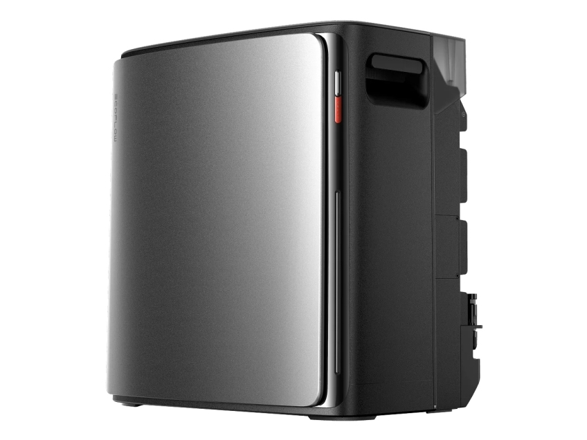 EcoFlow STREAM Ultra X, Inverter til sikkerhedskopiering af batteri, 1200 W, 60 V, 30 dB, Sort, IP65