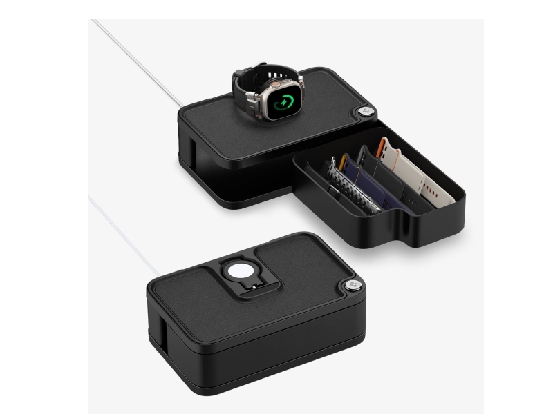 Spigen S340, Smartwatch, Passiv Holder, Indendørs, Sort