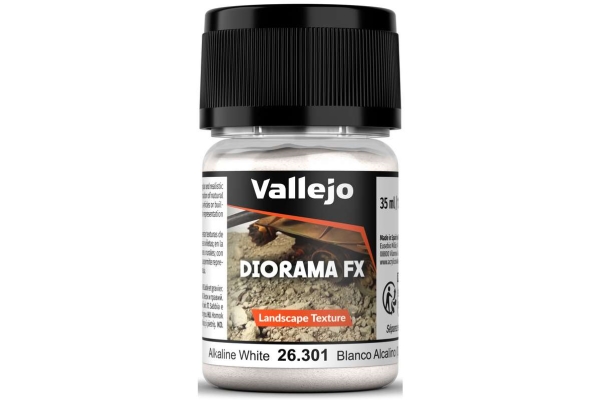 Vallejo: 26.301 - Diorama Fx - Landscape Textures - Alkaline White (0,5-1 Mm)