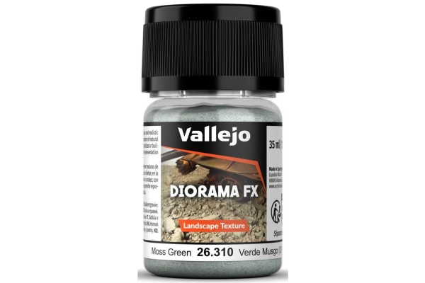 Vallejo: 26.310 - Diorama Fx - Landscape Textures - Moss Green (0,5-1 Mm)