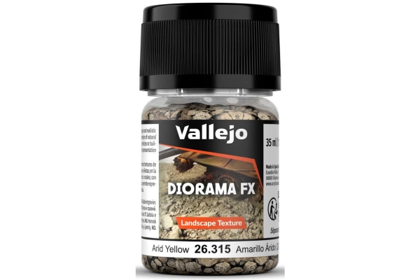 Vallejo: 26.315 - Diorama Fx - Landscape Textures - Arid Yellow (2-5 Mm)