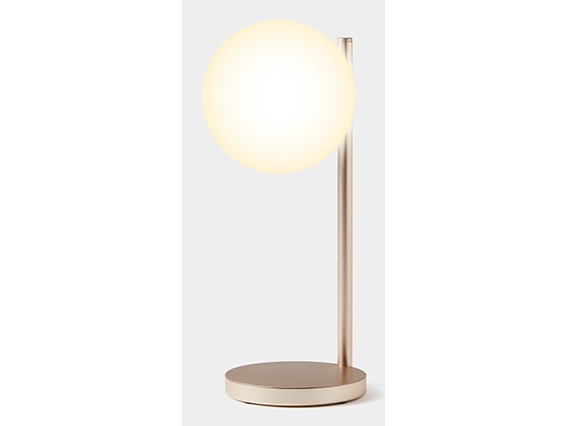 Lexon Lh70d, Gold, Acrylnitril-Butadien-Styrol (Abs), Aluminium, Glas, Schlafzimmer, Kinderzimmer, Flur, Tisch/Bank, Büro, Led, Warmweiß, 150 Lm