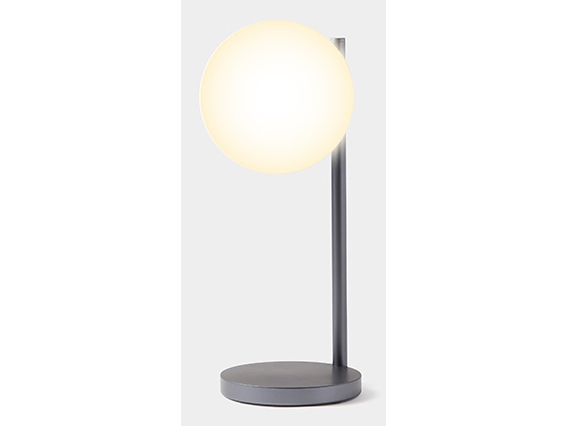 Lexon Lh70x, Grau, Metallisch, Acrylnitril-Butadien-Styrol (Abs), Aluminium, Glas, Schlafzimmer, Kinderzimmer, Flur, Tisch/Bank, Büro, Led, Warmweiß,