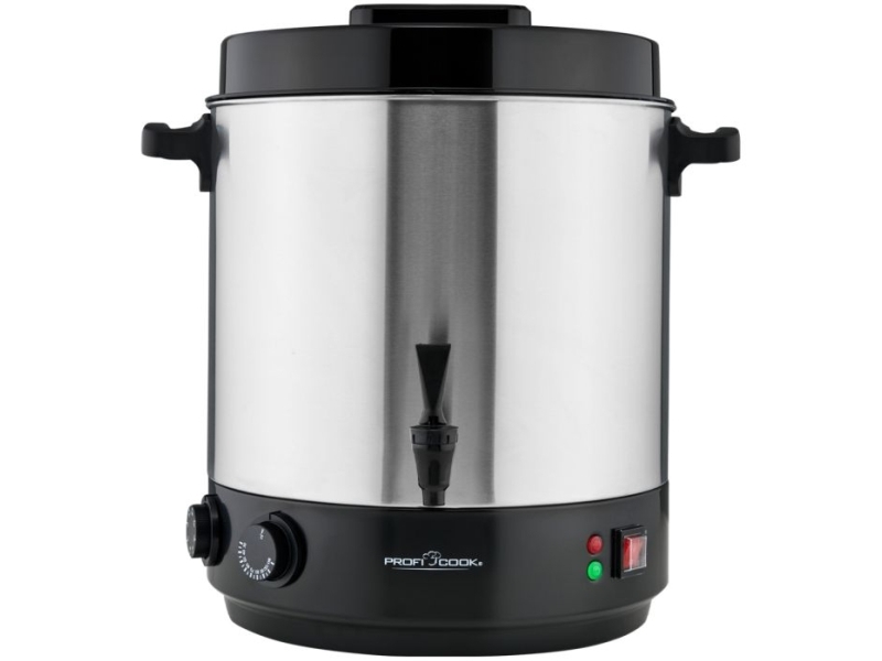Proficook Pc-Eka 1283, 32 L, 14 L, Schwarz, Edelstahl, Edelstahl, Kunststoff, Kunststoff