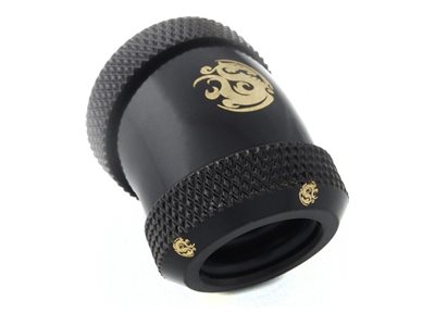 Bitspower Enhance - Væskekølingssystem Vinklet Adapter - For Od 12 Mm - Mat Sort