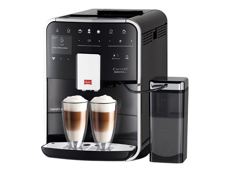 Melitta CAFFEO Barista TS Smart - Automatisk kaffekokare med mjölkskummare - 15 bar - svart