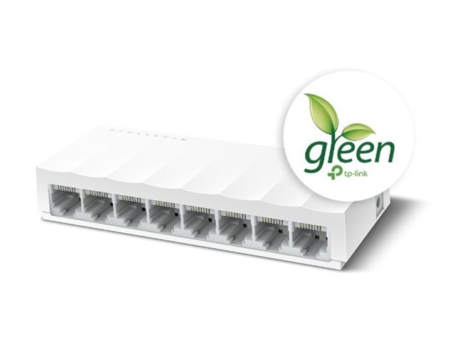 Tp-Link 8-Port 10/100Mbit/S Desktop Switch, Unmanaged, Fast Ethernet (10/100)