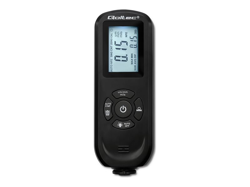 Qoltec - Tykkelsesmåler - Akrylonitril-Butadien-Styren (Abs) - Sort