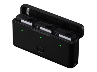 DJI - Batterioplader - multifunktionel - 3 x batterier lader op - Fast Charge - 3 output-stikforbindelser - for DJI Osmo Action 3