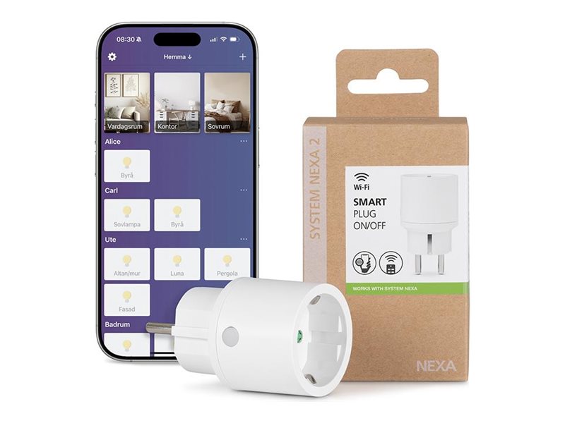 Nexa WPR-01 - Smart kontakt - on/off - trådlös - 2.4 Ghz | Datortillbehör - Nätverk - HomePlug/Powerline | GameStuff