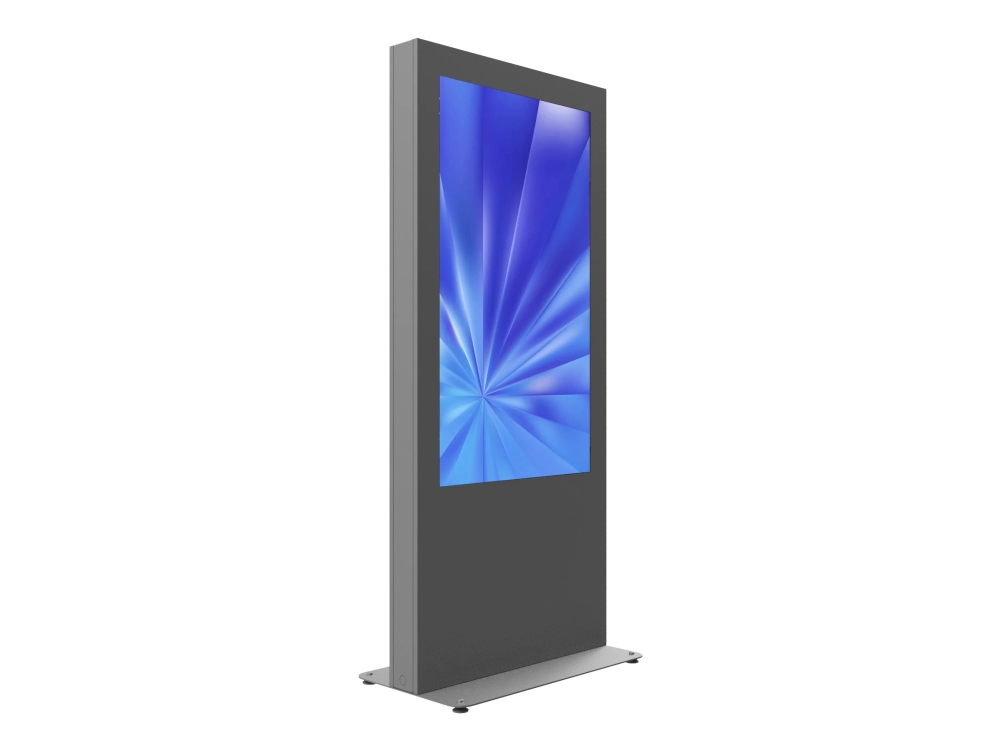 Edbak Floor Stand | Ids09.55 Indoor Public Display Totem | 55 &Quot | Black