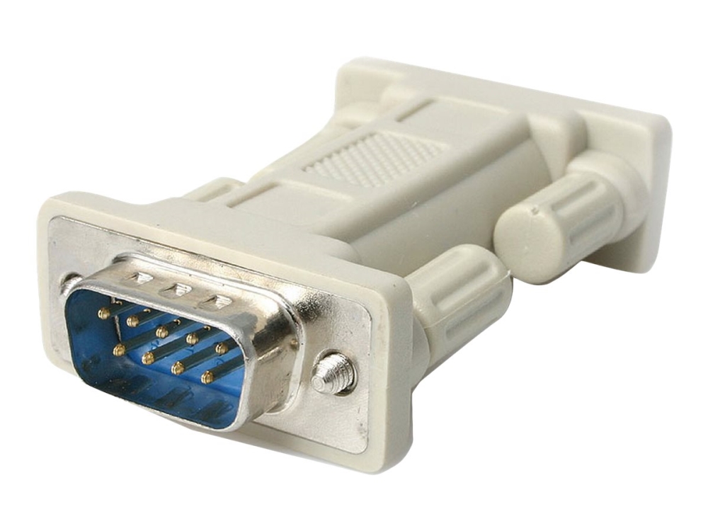Startech.Com Db9 Rs232 Serial Null Modem Adapter - M/M - Null Modem Adapter - Db-9 (M) To Db-9 (M) - Nm9mm - Nulmodem-Adapter - Db-9 (Han) Til Db-9 (