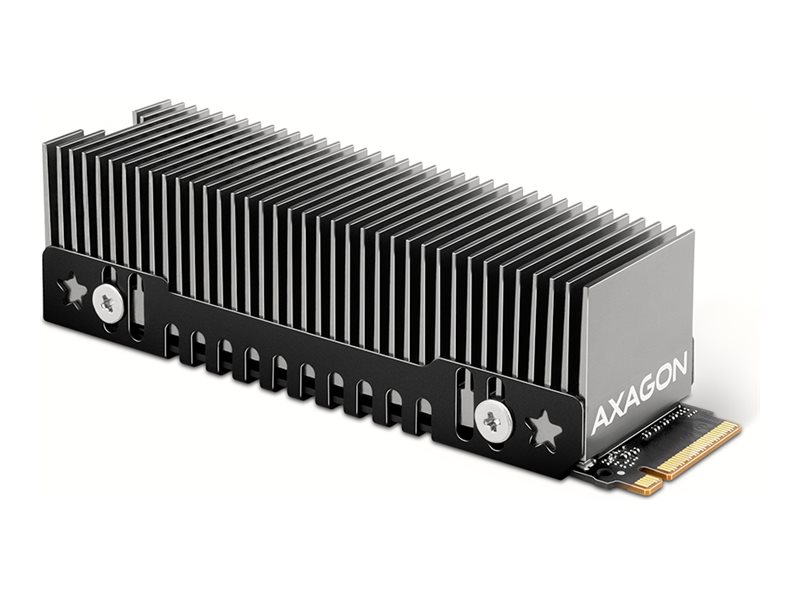 AXAGON CLR-M2XT - Kølelegeme til solid state-disk - M.2 NVMe Card / SATA