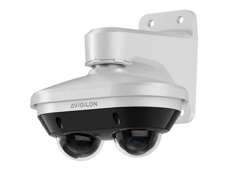 Avigilon H6A - Netværksovervågningskamera - kuppel - udendørs - korrosionsbeskyttet / stødresistent / vandtæt - farve (Dag/nat) - 8 MP - 3840 x 2160 - automatisk irisblænder - motoriseret - audio - LAN 10/100 - MJPEG, H.264, H.265 - DC 12 - 24 V / PoE Klasse 4