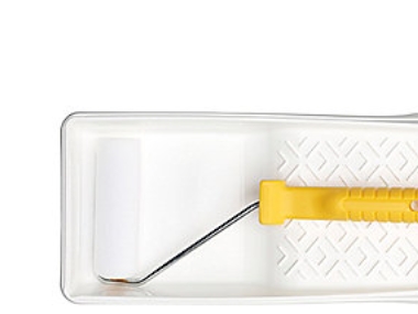 Anza minirullset slät 10cm - Basic (Soft) för släta ytor, med färgbricka, minirulle &amp handtag | Färg & Tillbehör - Målningsverktyg - Rollers | GameStuff