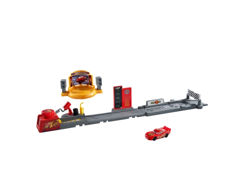 Disney Pixar Cars Disney And Pixar Cars Piston Cup Launching Playset, Racerkøretøj Og Banesæt, 4 År, Plast, Metal, Flerfarvet
