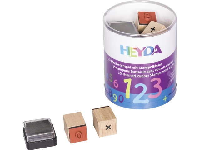 HEYDA 204888478, Stämpelset för barn, Multifärg | Kontorsmaterial - Stämpel - Special stämpel | GameStuff