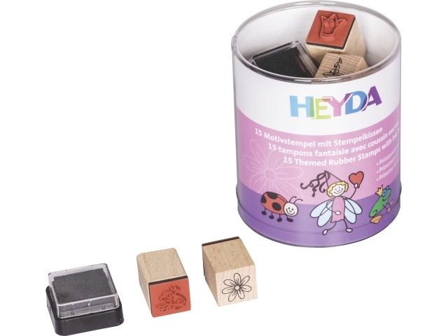 HEYDA 204888487, Stempelsæt til børn, Flerfarvet