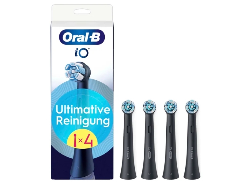Oral-B Io Ultimative Reinigung, 4 Stk, Sort, 3 Måned(Er), Oral-B, Io, Hængende Boks