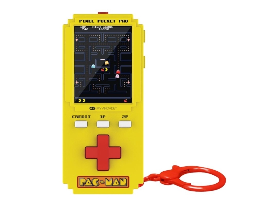 My Arcade Pixel Pocket Pro Pac-Man, Arkade, Gul, Sort, 5,08 cm (2), Batteri, AAA, 22,2 mm | Spel - Konsoler - Övriga | GameStuff