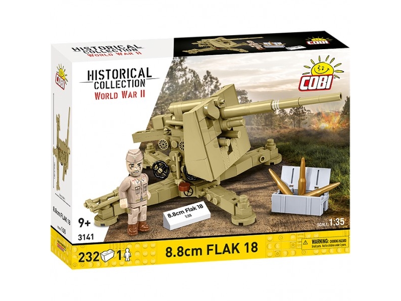 COBI 8.8 cm Flak 18 Anti-Aircraft Gun Building Block Set