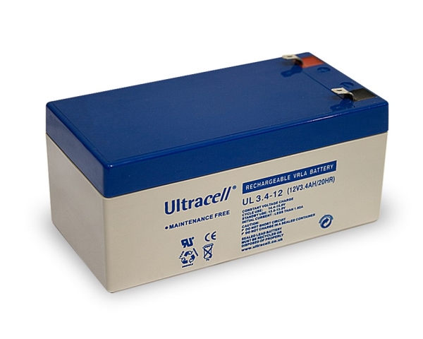 Bleiakku 12 V, 3,4 Ah (Ul3.4-12)