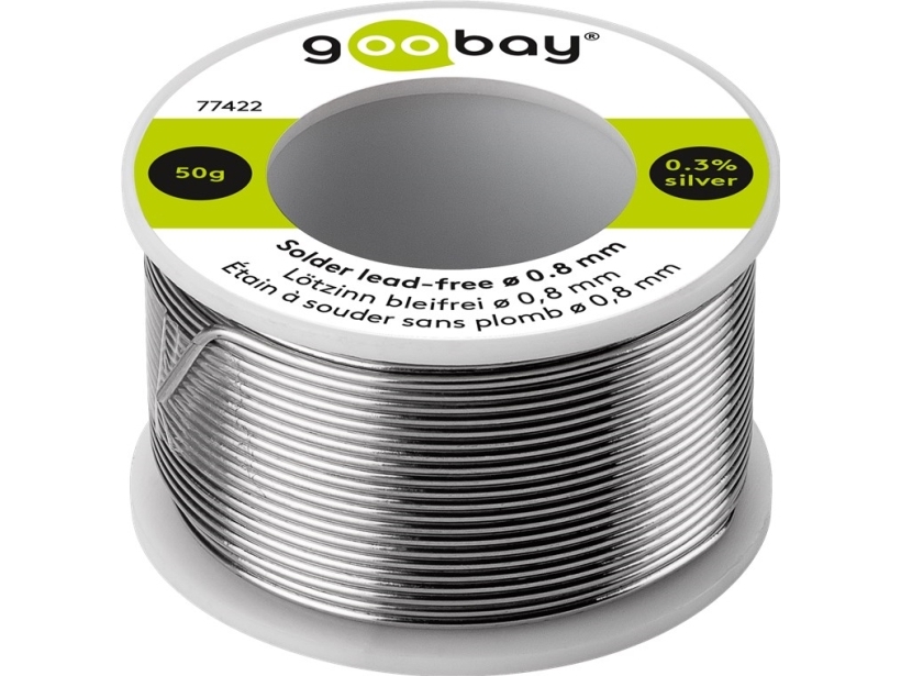 Lötzinn Bleifrei, Ø 0,8 Mm, 50 G