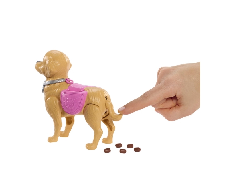Barbie Jjb46 - Walk & Potty Pup Malibu Dukke - Family & Friends